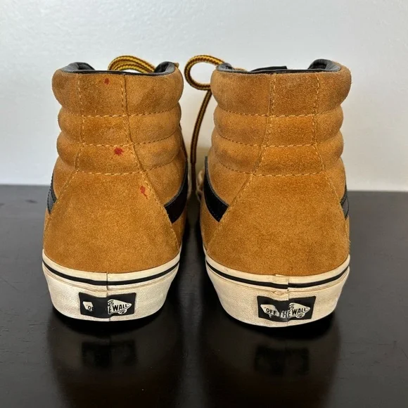 Vans Sk8 Hi Pro Wheat Brown Suede Skate Shoes Sneakers Mens Size 8.5 Womens 10 - Picture 4 of 15